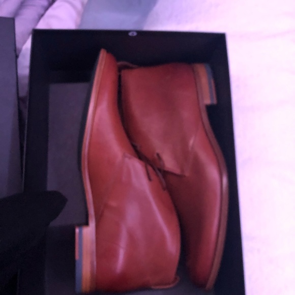 Vince 12 Cognac leather lace up - Picture 3 of 5